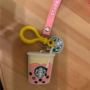 Starbucks Pink Boba Keychain
